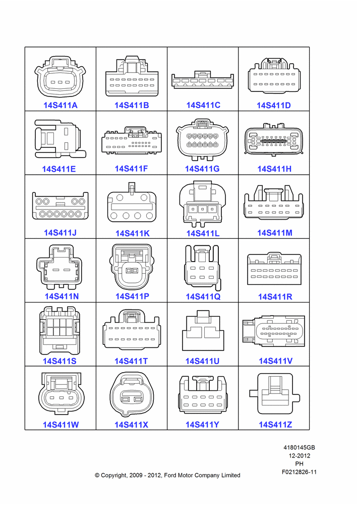 45GB - Pigtail Wiring Kits, Miscellaneous, Page B; 15/JUN/2009-01/MAR/2019