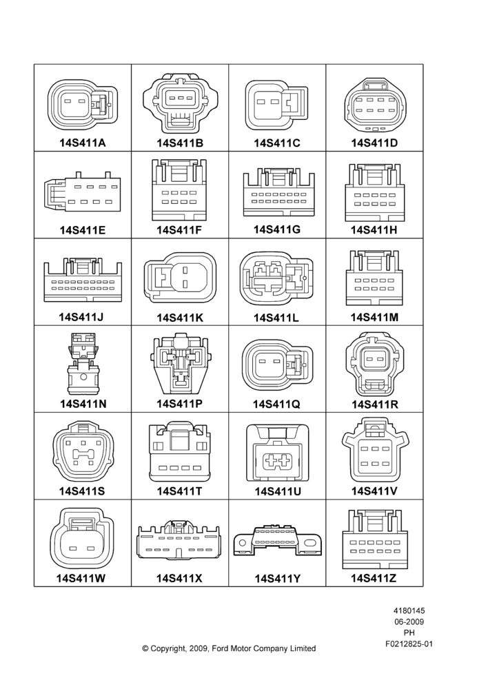 45GA - Pigtail Wiring Kits, Miscellaneous, Page A; 15/JUN/2009-01/MAR/2019