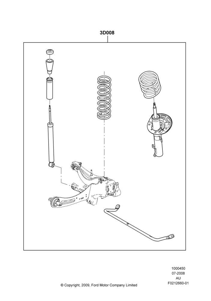 50 - Chassis Kit, Accessory, Refer To The Installation Instructions Found Under Tech Specs At The Genuine Ford Accessory (GFA) Web Site, See Vehicle Restrictions And Modification Requirements; 21/JUL/2008-20/JUL/2009