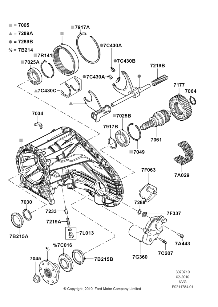 10L - Transfer Drive Components, Electric Trans Case And Auto Hubs, FRONT; 22/FEB/2010-22/OCT/2012