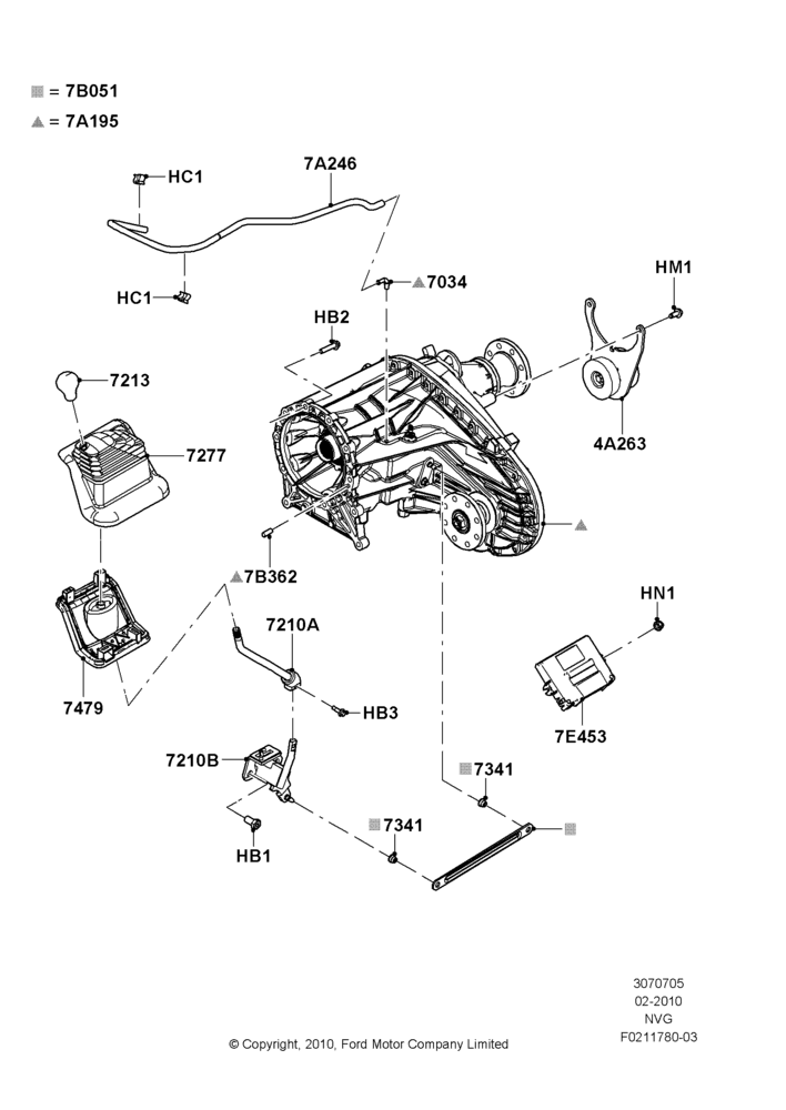 05E - Transfer Drive Case, Man Transfer Case And Man Hubs; 22/FEB/2010-05/JUL/2016
