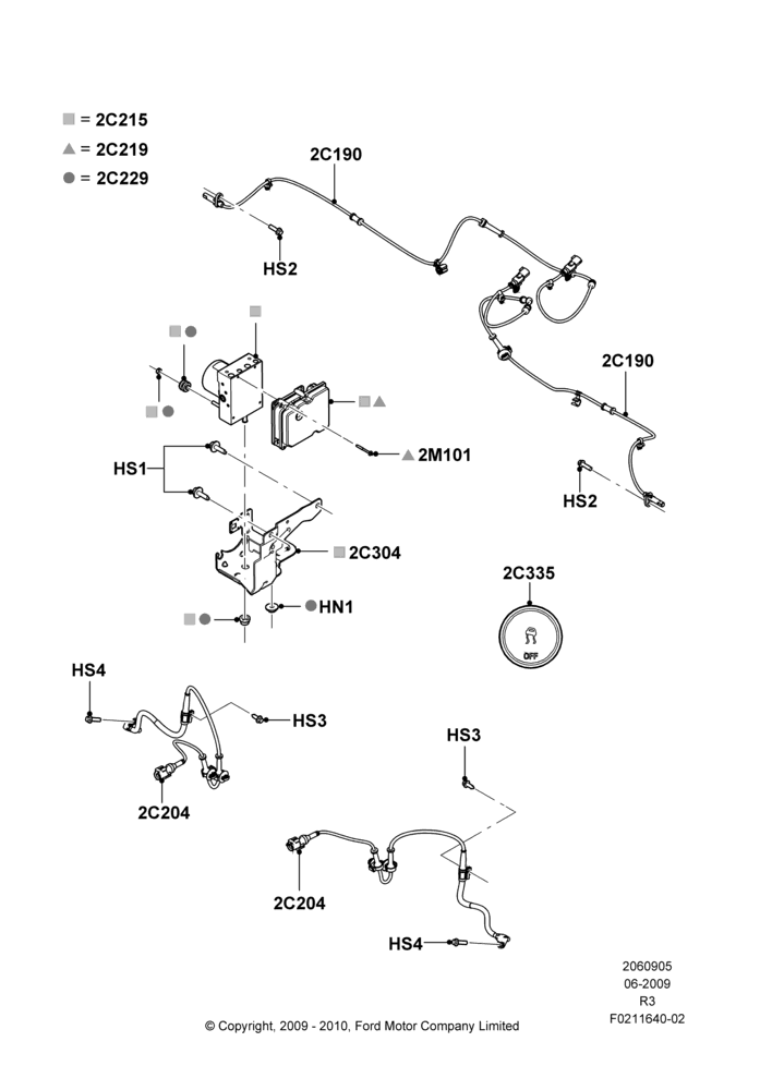 05B - Anti-Lock Braking System; 14/SEP/2009-16/DEC/2011