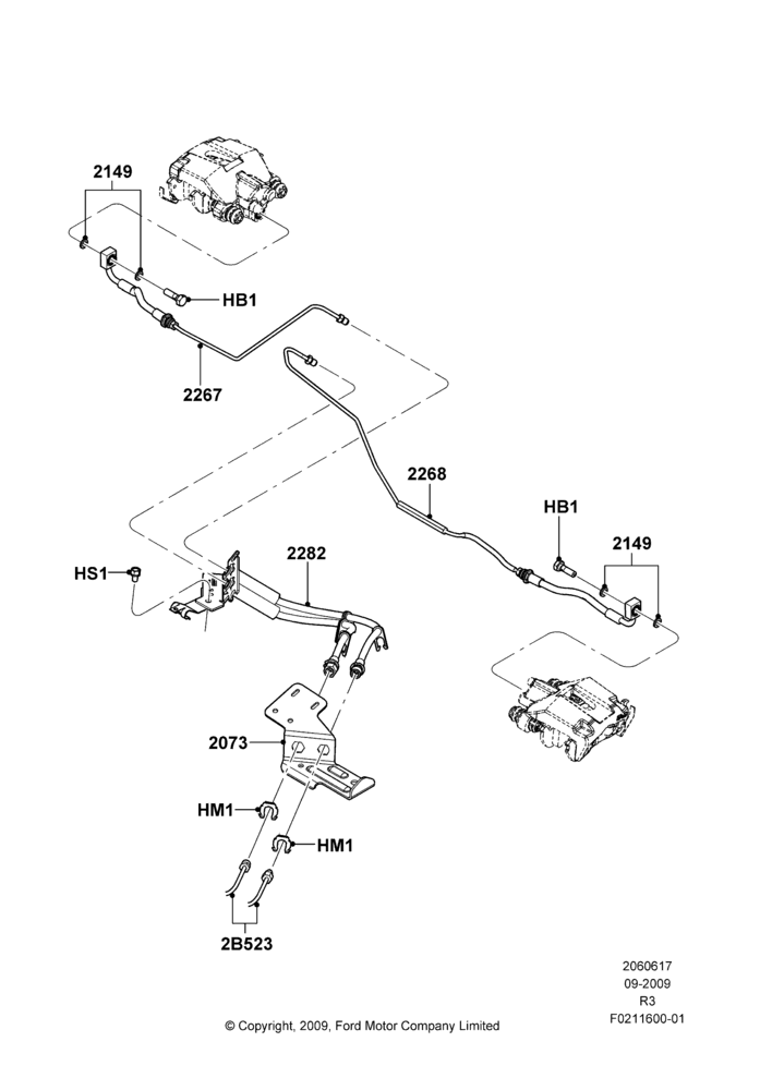 17C - REAR BRAKE LINES; 14/SEP/2009-16/DEC/2011