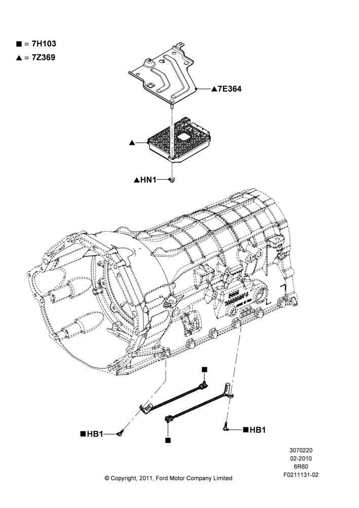Transmission Modules and Sensors, 6 Speed Auto Transmission (6R140), 6 Speed Auto Trans (6R140)