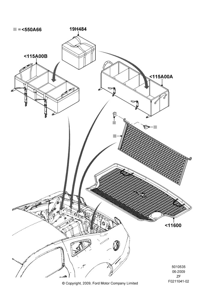 35XC - Load Compartment Trim, Accessory; 26/FEB/2009-27/JUN/2014
