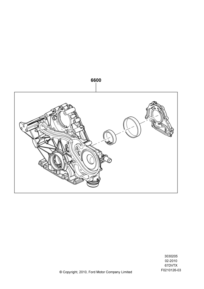 05A - Oil Pump, 6.7L 4V V8 T/C Diesel; 22/FEB/2010-05/JUL/2016
