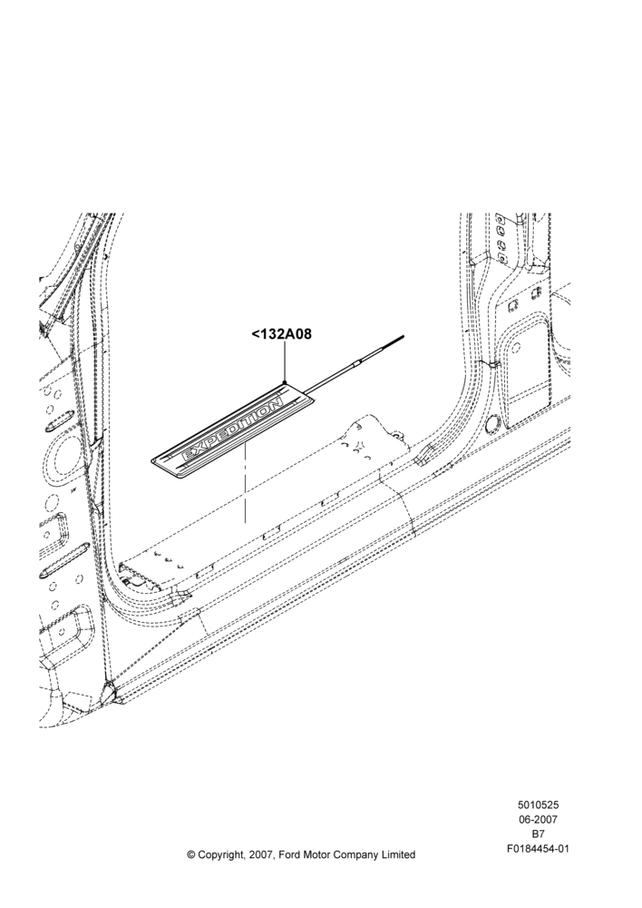 25XA - Side Trim, Accessory; 11/JUN/2007-11/AUG/2014