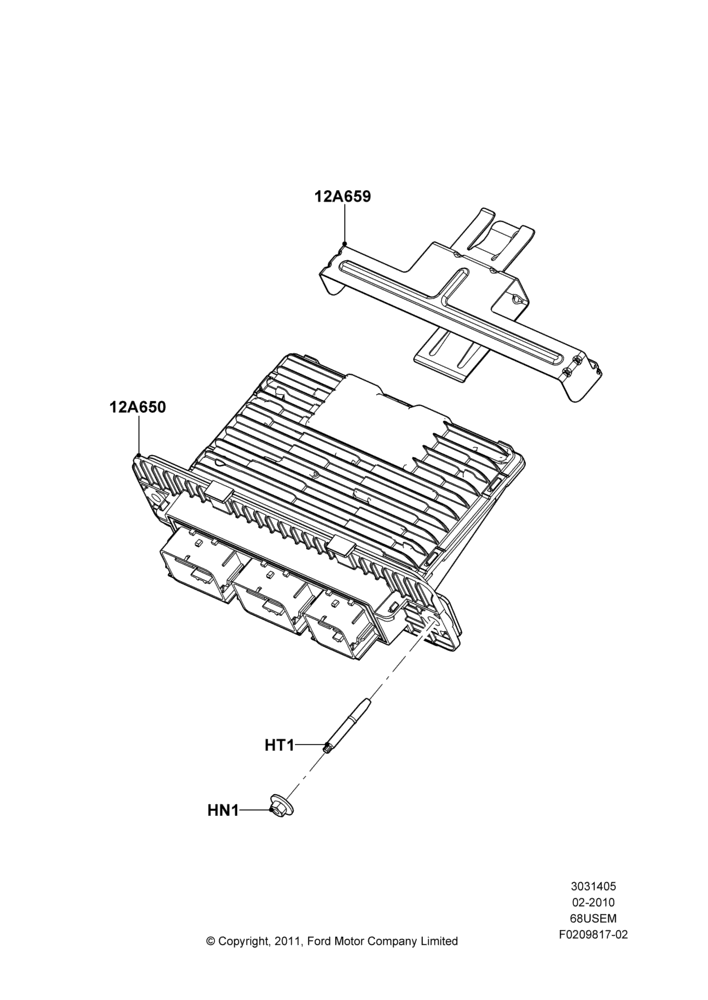 05H - Engine Modules and Sensors, 6.8L Gas EFI V10; 22/FEB/2010-05/JUL/2016