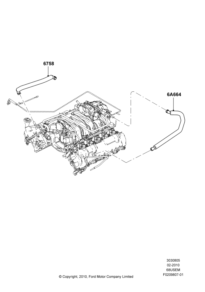 05D - Emission Control - Crankcase, 6.8L Gas EFI V10; 22/FEB/2010-05/JUL/2016