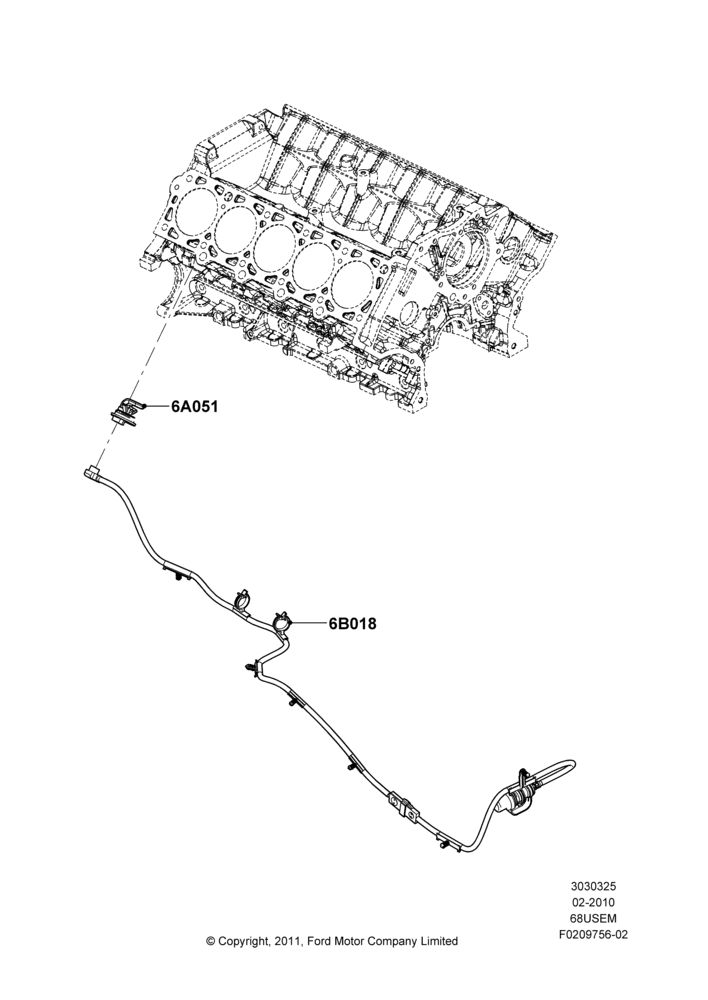 Engine Heater, 6.8L Gas EFI V10