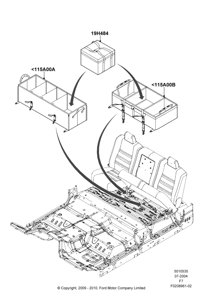 35XA - Load Compartment Trim, Accessory; 19/JUL/2004-12/FEB/2010