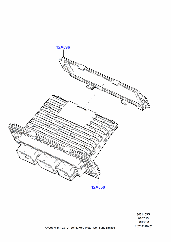 05G - Engine Modules and Sensors, 6.8L Gas EFI V10; 19/JAN/2010-01/JUN/2015