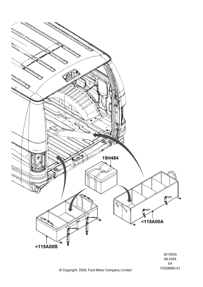 35XA - Load Compartment Trim, Accessory; 02/AUG/2004-22/AUG/2011