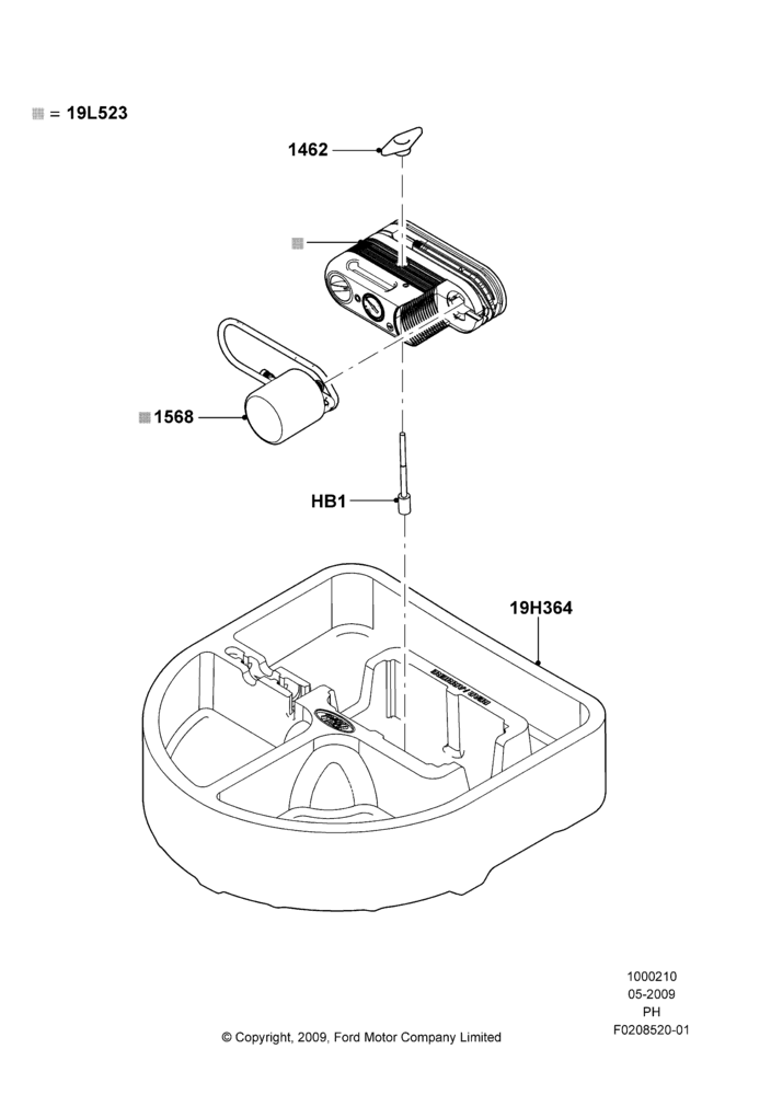 10A - Emergency and Safety Equipment, SHO Package 1, With Tire Inflation Kit; 15/JUN/2009-01/MAR/2019