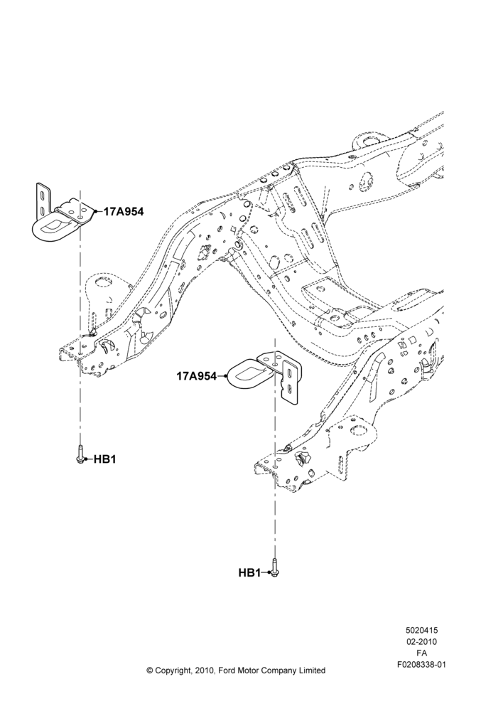 15 - Front Towing Equipment; 22/FEB/2010-05/JUL/2016