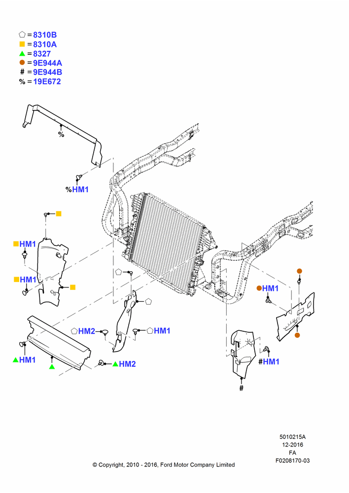 15A - Air Deflectors, 6.2L 16V OHC NA V8 Gas, 6.8L Gas EFI V10; 22/FEB/2010-05/JUL/2016