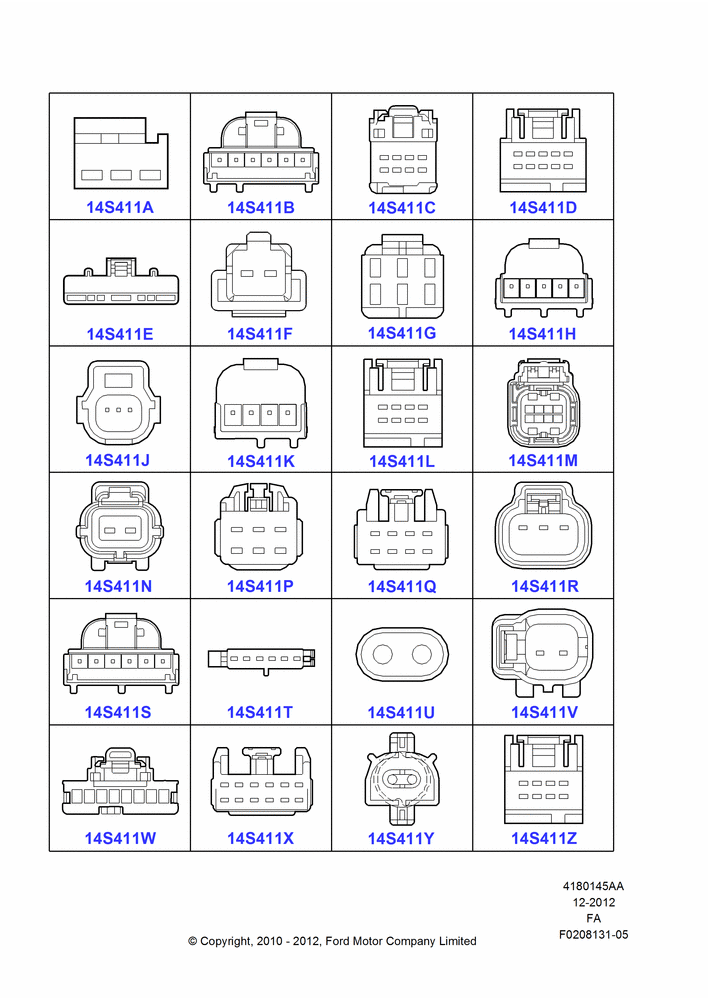 45AA - Pigtail Wiring Kits, Page A, Switches; 22/FEB/2010-05/JUL/2016