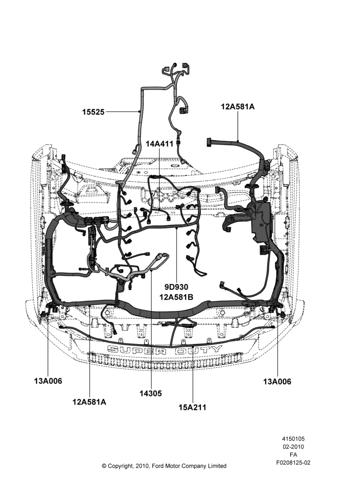 09A - Wiring - Engine And Transmission, With Gas Engines; 22/FEB/2010-05/JUL/2016