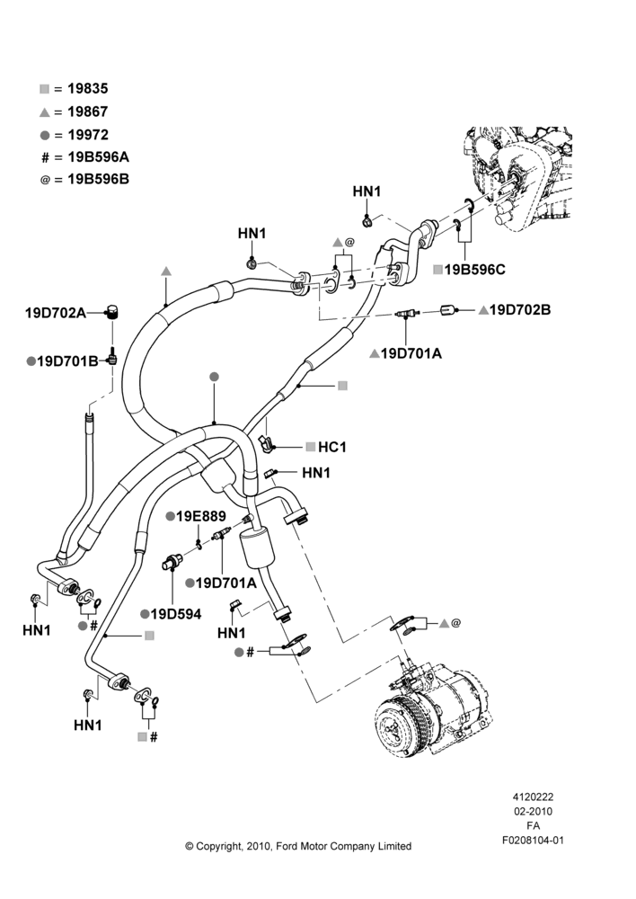 22A - Air Conditioning System, With Air Conditioning, With Gas Engines; 22/FEB/2010-05/JUL/2016
