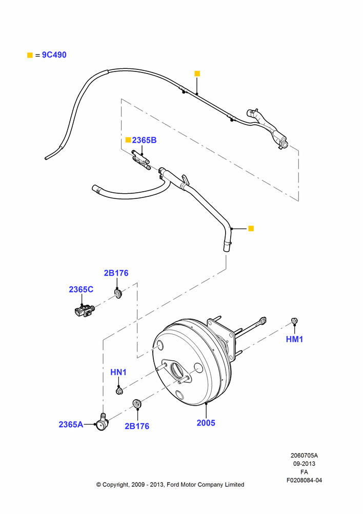 Brake Booster, 6.2L 16V OHC NA V8 Gas, Power 4-Wheel Disc Vacuum Boost