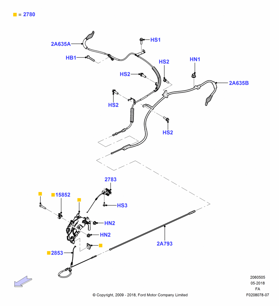 05 - Parking Brake; 22/FEB/2010-05/JUL/2016