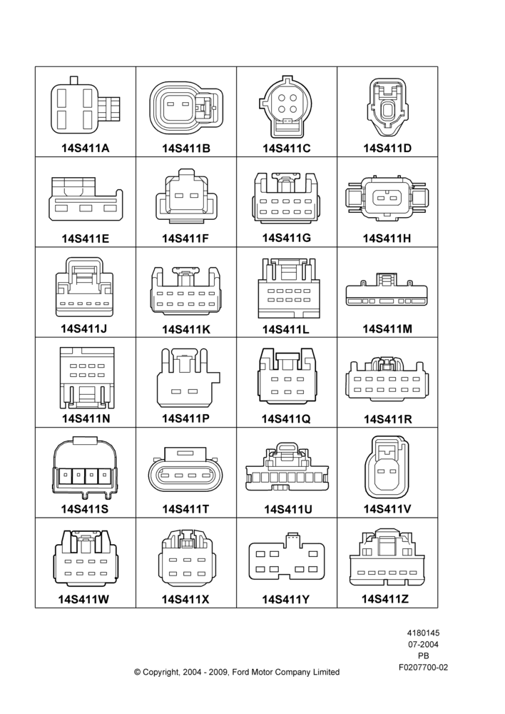 45A - Pigtail Wiring Kits, Switches; 12/JUL/2004-04/JUN/2007