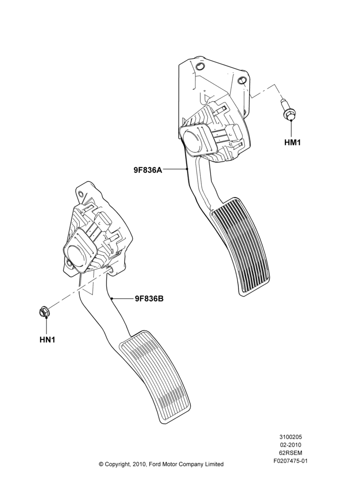 05B - Accelerator/Injection Pump Controls, 6.2L 16V OHC NA V8 Gas; 22/FEB/2010-05/JUL/2016