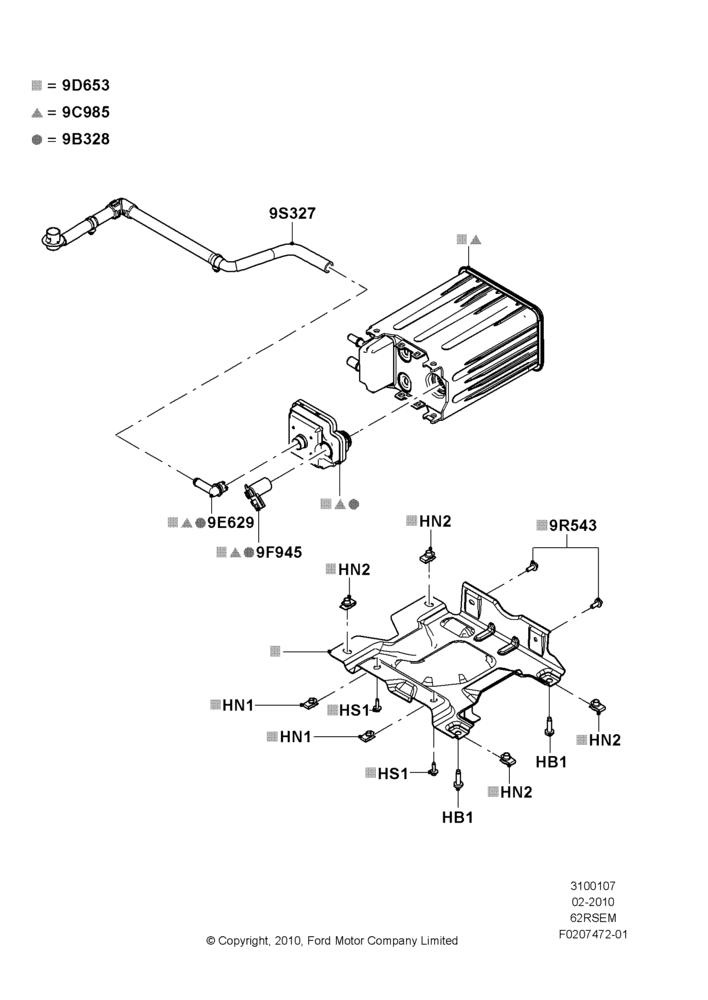 07B - Fuel Vapour System, 6.2L 16V OHC NA V8 Gas, Wide Frame (Pickup); 22/FEB/2010-05/JUL/2016