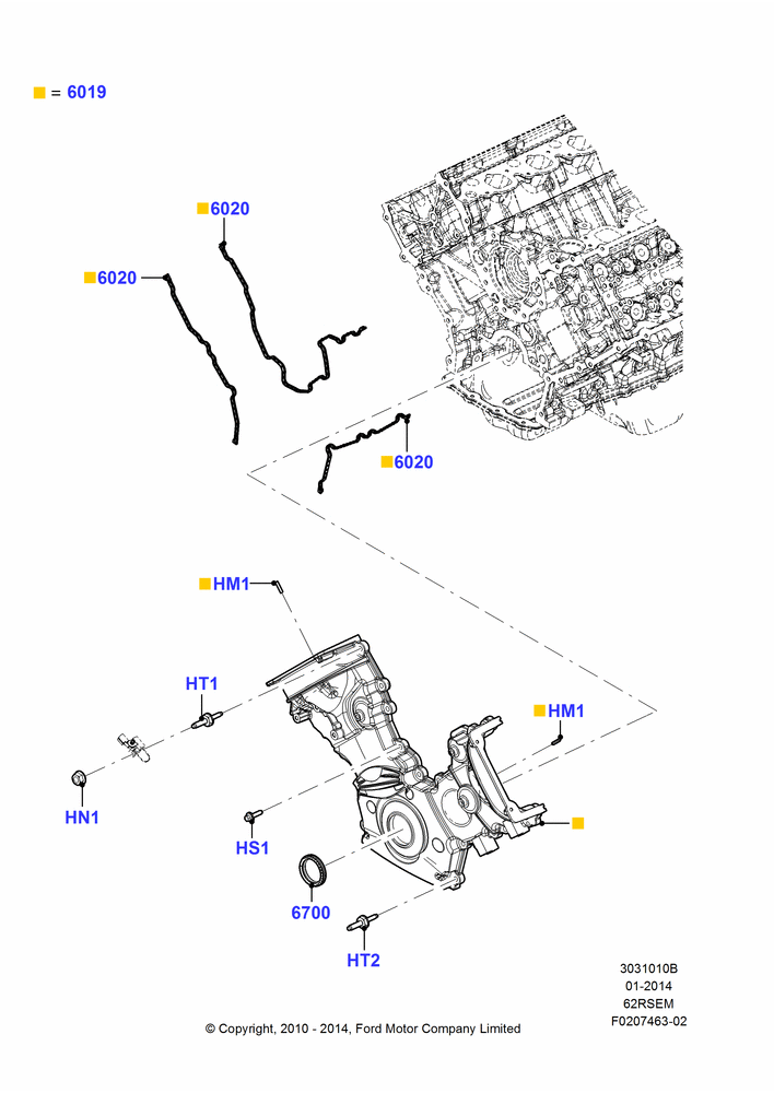 Timing Gear Covers, 6.2L 16V OHC NA V8 Gas