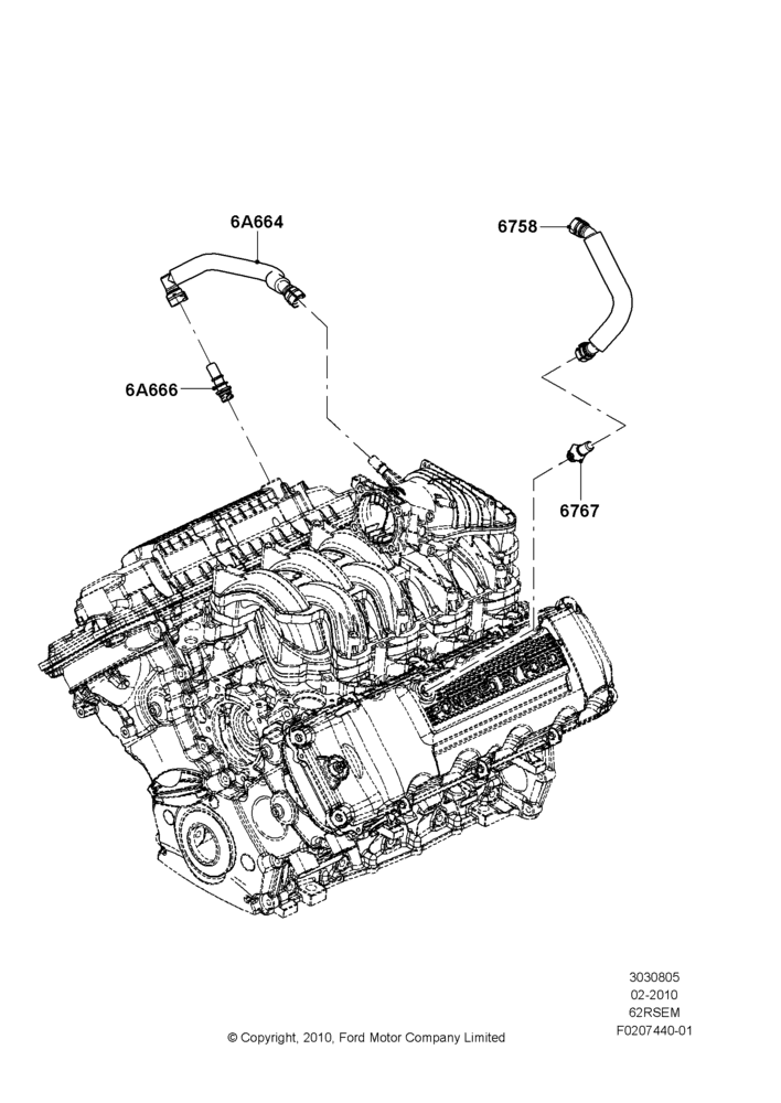 05B - Emission Control - Crankcase, 6.2L 16V OHC NA V8 Gas; 22/FEB/2010-05/JUL/2016