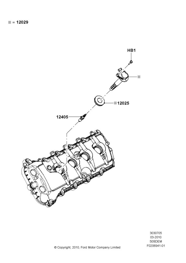 05A - Ignition Coil and Wires/Spark Plugs, MOD 5.0L-4V DOHC SEFI NA; 22/MAR/2010-27/JUN/2014