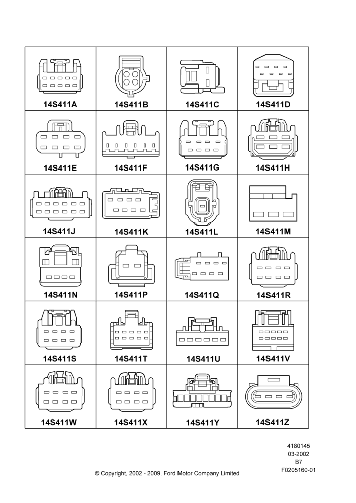 45AA - Pigtail Wiring Kits, Page A, Switches; 18/MAR/2002-29/JUN/2009
