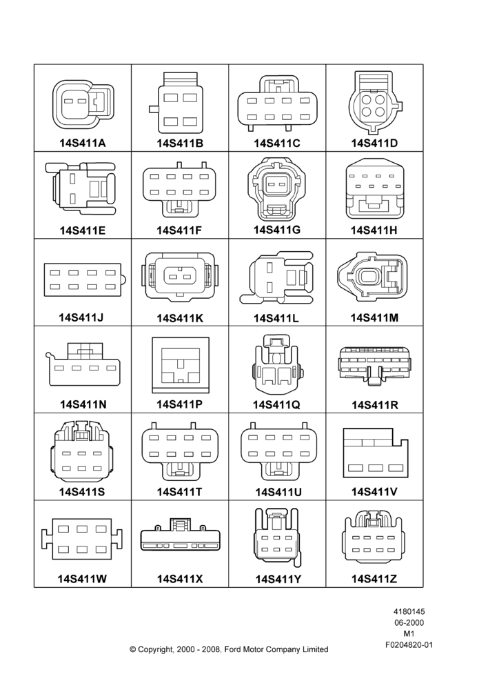 45A - Pigtail Wiring Kits, (+) North American Markets, Page A, Switches; 12/JUN/2000-01/MAY/2006