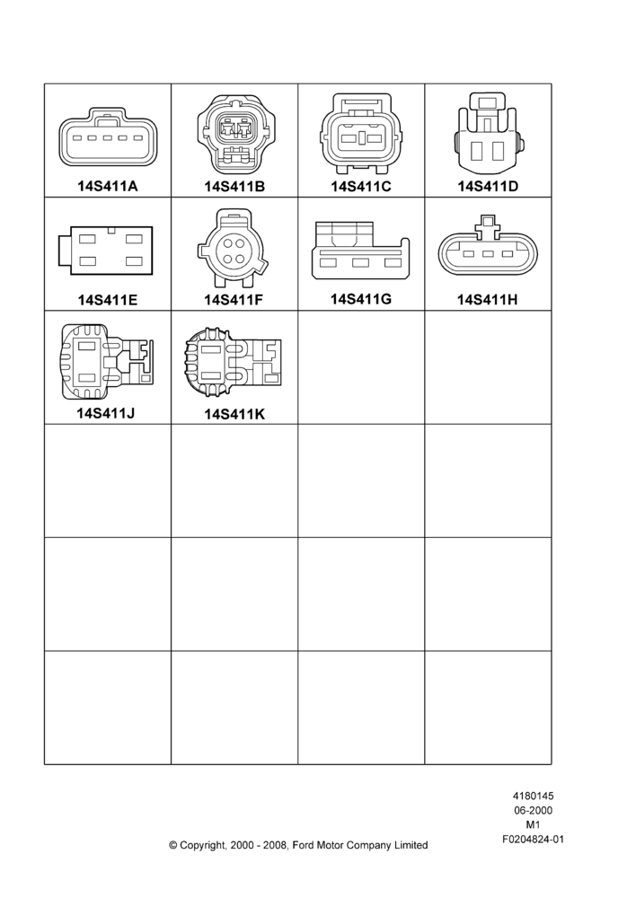 45E - Pigtail Wiring Kits, (+) North American Markets, Pumps And Motors; 12/JUN/2000-01/MAY/2006