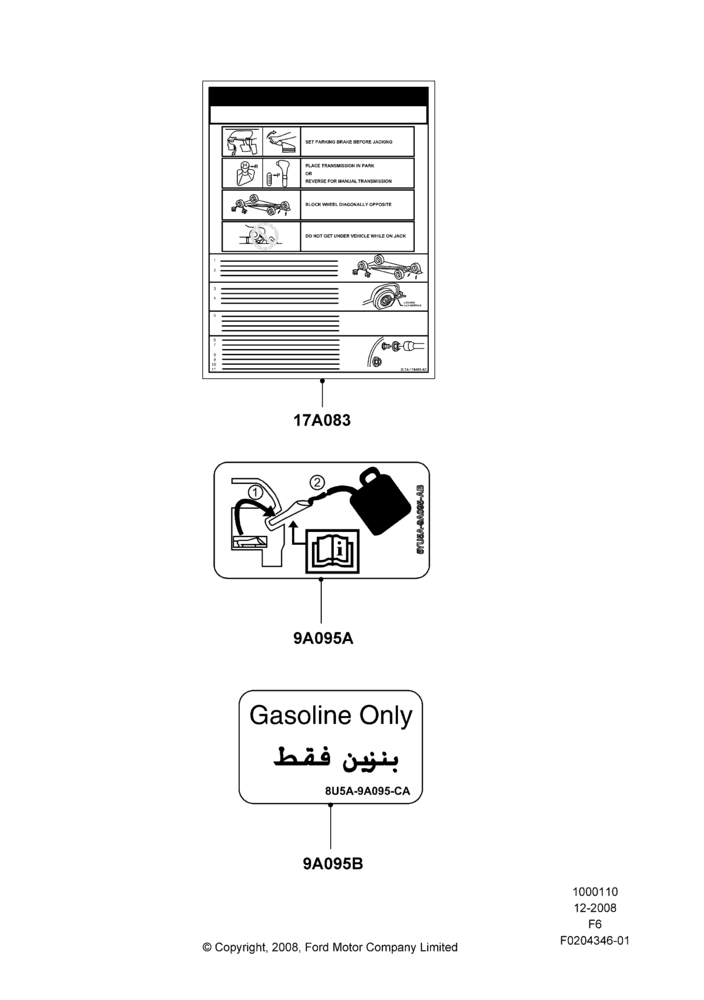 10G - Decals, Warnings And Emissions; 01/DEC/2008-01/FEB/2010