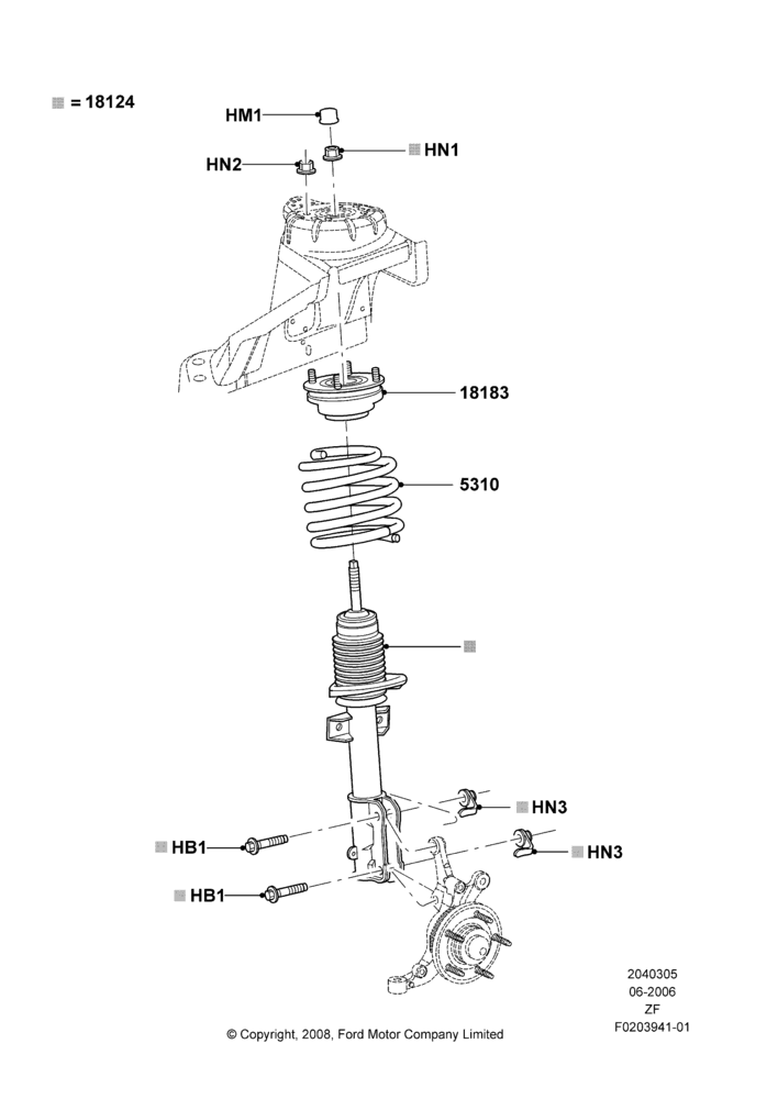 Front Suspension Struts and Springs, Shelby Version