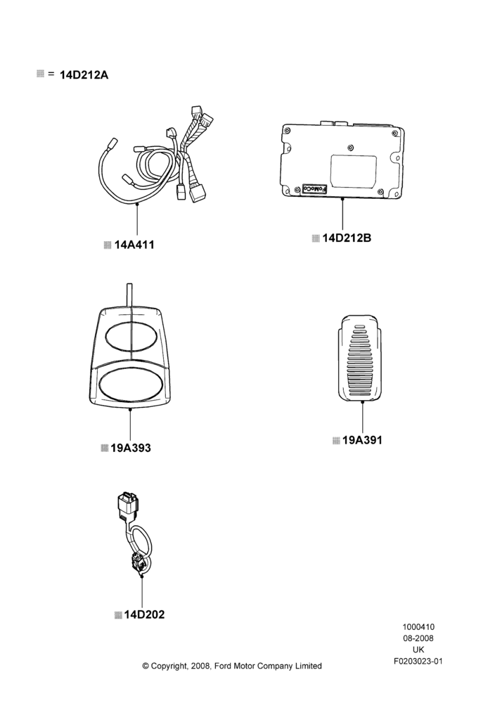 Audio Equipment - Accessory, XLT, All Radios Less Navigation, Accessory Protocol Interface Module (Sync Module)