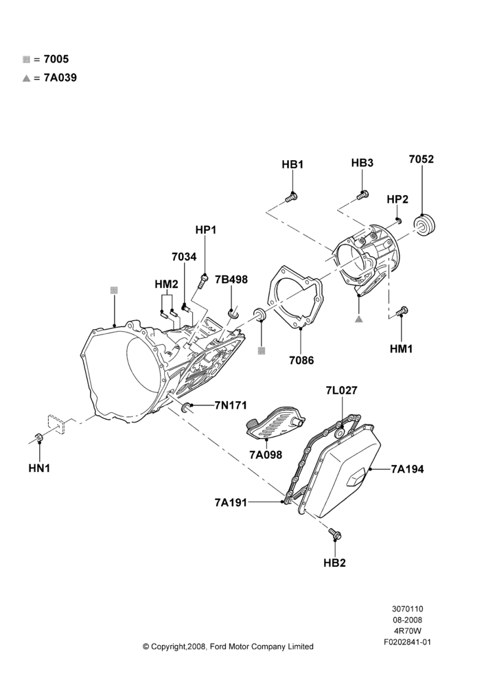 10E - Transmission External Components, 4R70/4R75 W/E 4 Speed Trans, 4WD; 18/AUG/2008-23/DEC/2014