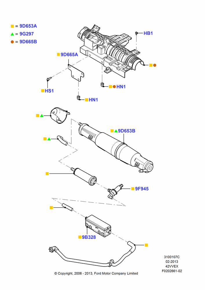 07C - Fuel Vapour System, 4.2L V6 12v OHV EFI; 04/DEC/2006-18/AUG/2008