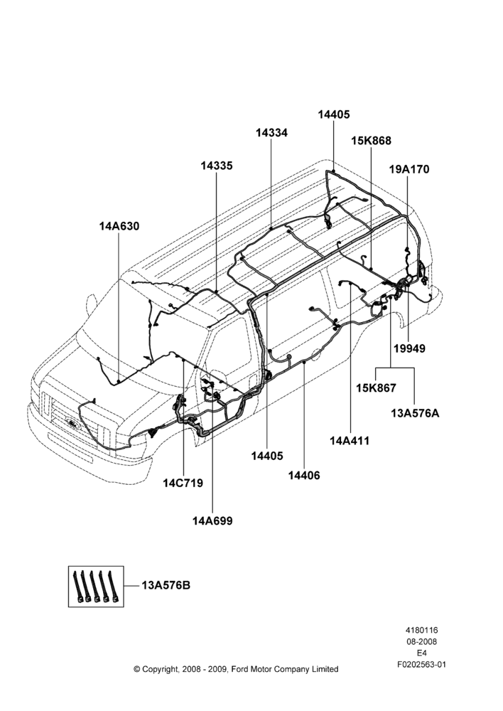 16C - Wiring - Body And Roof Console, All Reg/Extended Vans/Wagons; 18/AUG/2008-27/AUG/2012