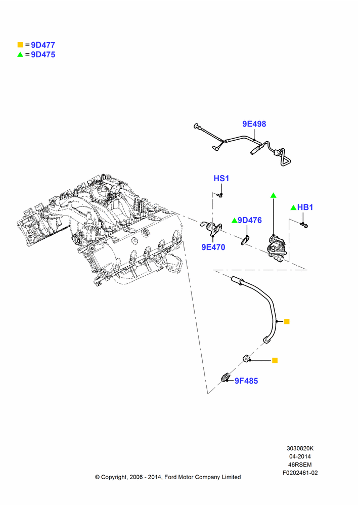 Exhaust Gas Recirculation, Romeo 4.6 SOHC EFI