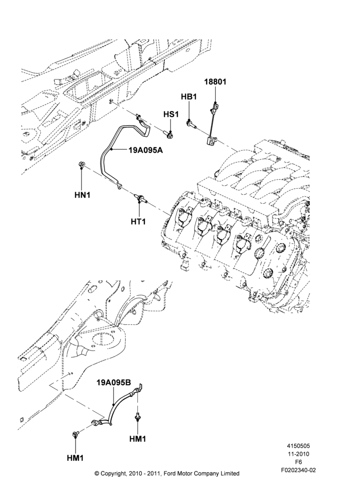 05E - Radio Suppression, MOD 5.0L-4V DOHC SEFI NA; 03/NOV/2010-23/DEC/2014