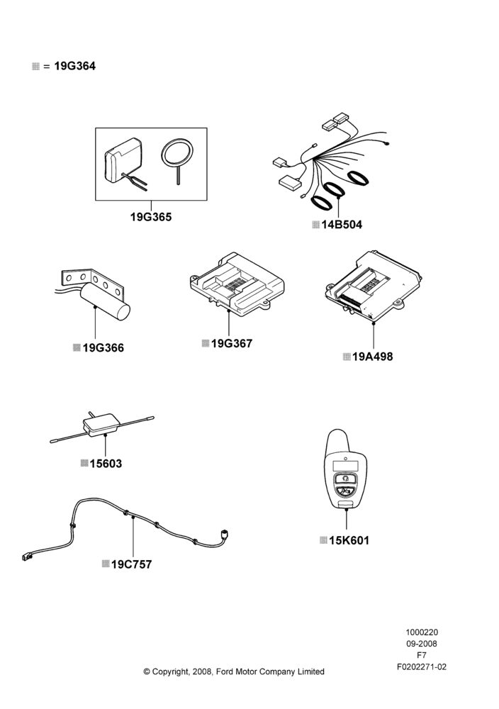20D - Remote Starting Kit, Automatic Transmission, Accessory, Bi-Directional Remote Start; 18/DEC/2006-12/FEB/2010
