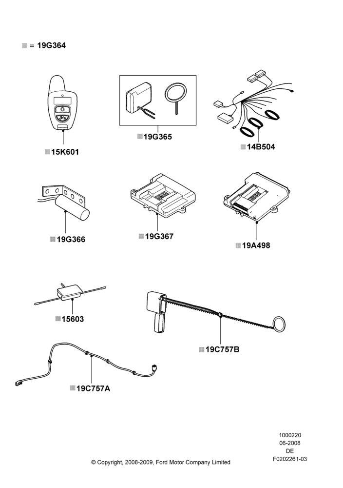 20E - Remote Starting Kit, Automatic Transmission, Bi-Directional Remote Start; 16/JUL/2007-26/JUL/2010