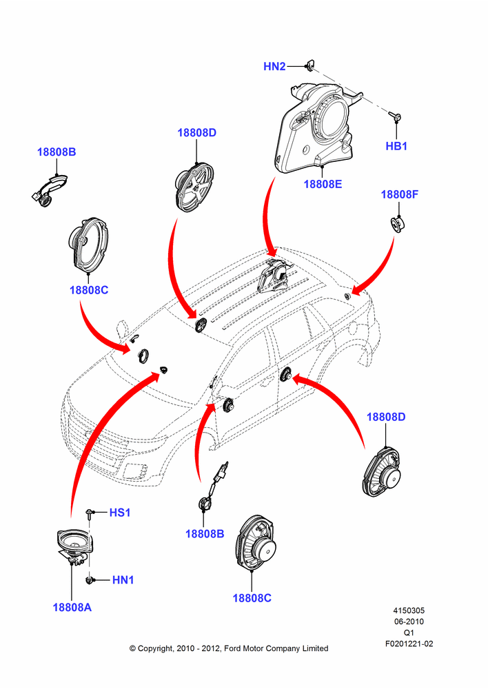 05F - Speakers, Branded Audio Sound System; 12/JUL/2010-24/DEC/2014