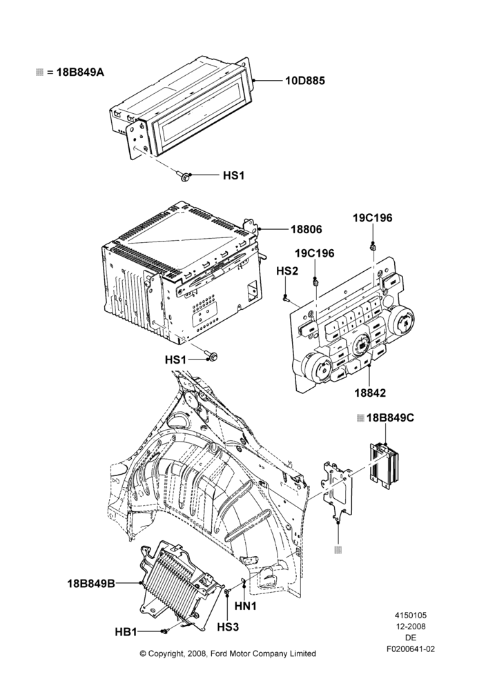 05M - Audio Equipment - Original Fit, All Radios Less Navigation, Branded Audio Sound System; 04/FEB/2009-29/JUL/2012