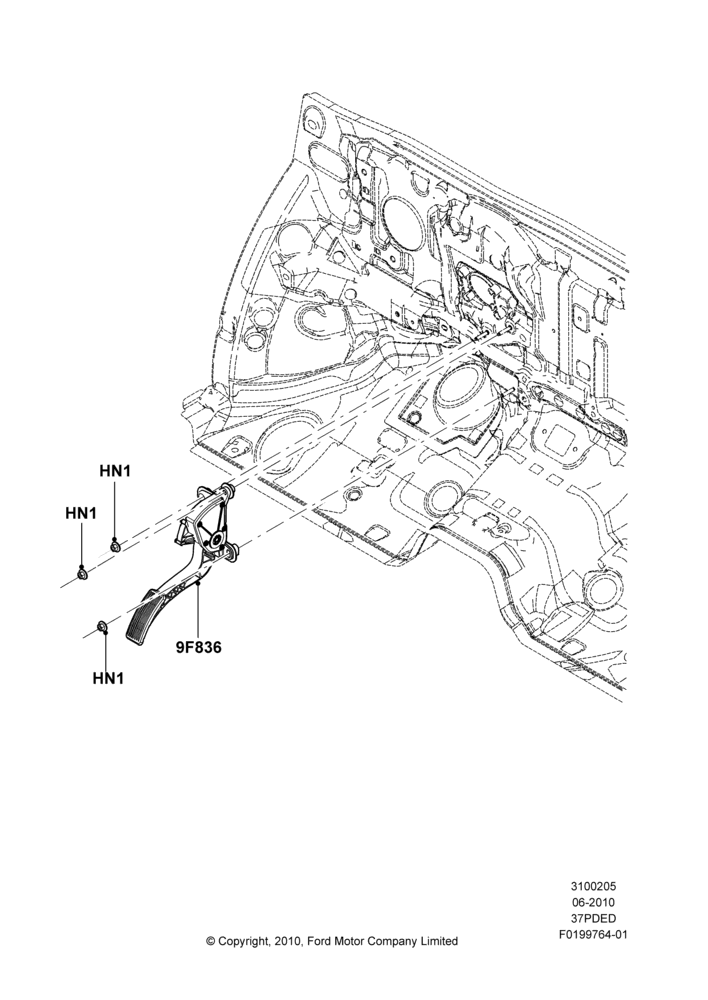 05C - Accelerator/Injection Pump Controls, 3.7L DOHC V6 Gas.; 12/JUL/2010-24/DEC/2014