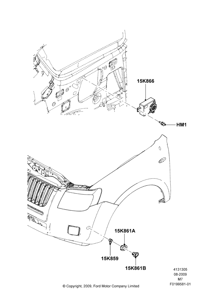 05F - Parking Distance Control, Lincoln/Mercury Series, With Automated Parking System; 27/JUL/2009-29/APR/2012