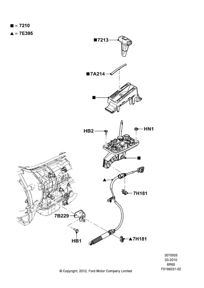 05A - Gear Change-Automatic Transmission, 6 Speed Automatic Trans (6R80); 22/MAR/2010-27/FEB/2012