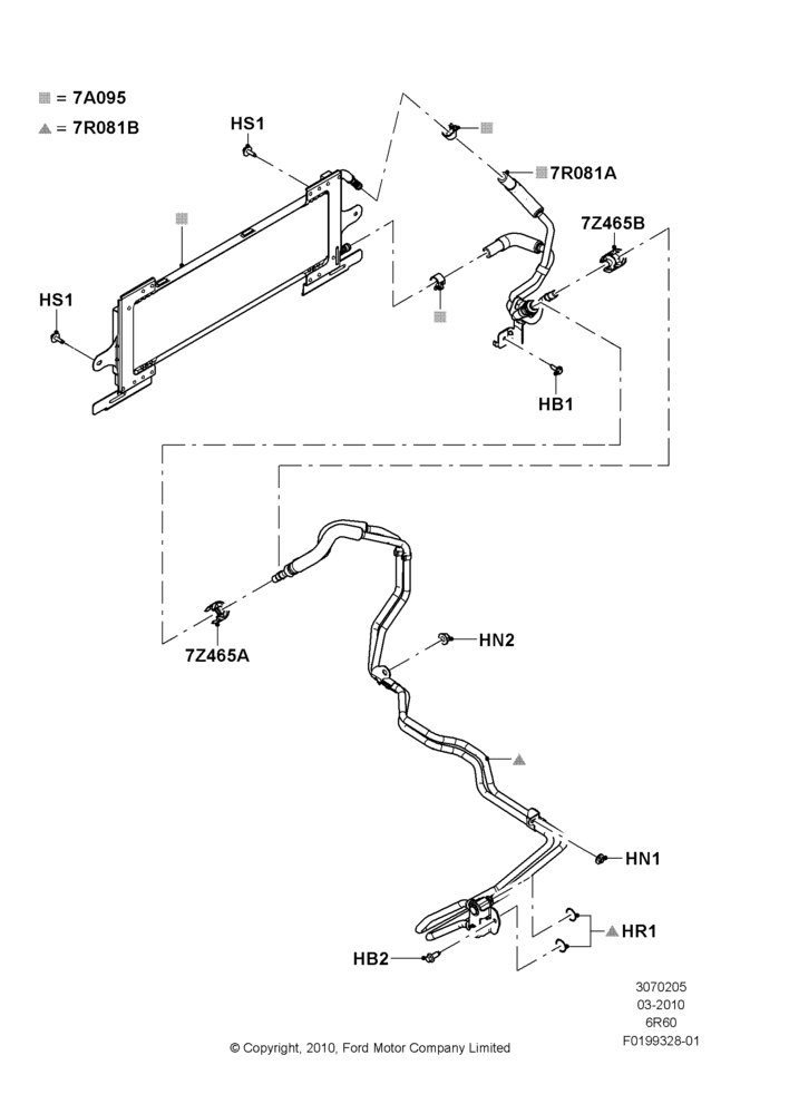 05A - Transmission Cooling Systems, 6 Speed Automatic Trans (6R80); 22/MAR/2010-27/JUN/2014